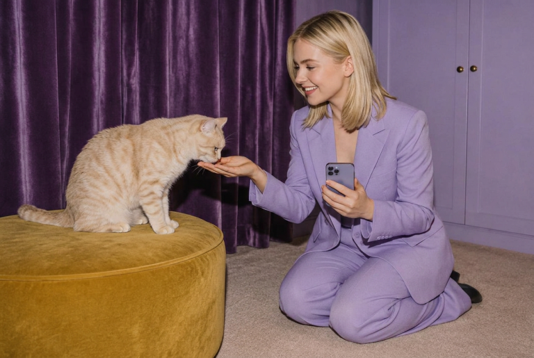 Meawys editorial photograph accompanying How to Teach a Cat to Stay Off Kitchen Counters