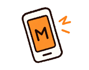 Hand-drawn Meawys mobile app illustration