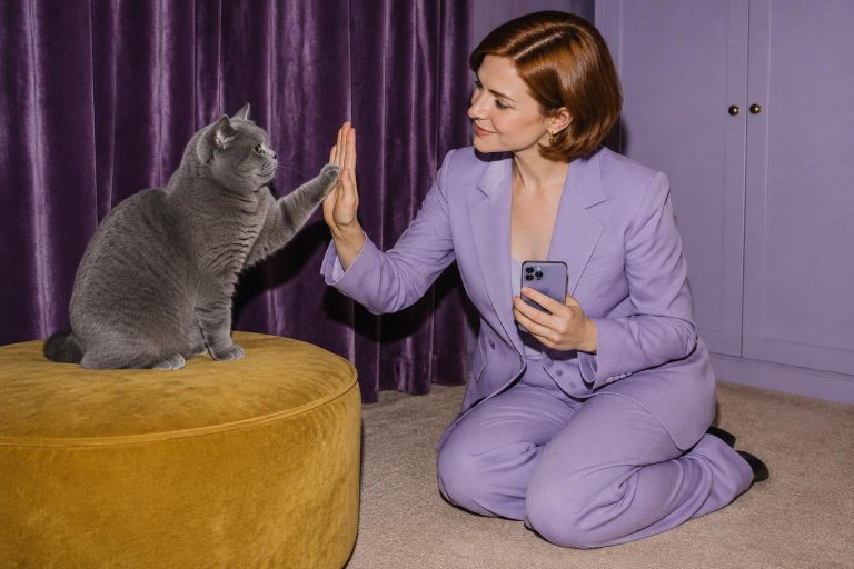 Meawys cat training editorial image accompanying Teaching a Kitten Safe Independent Play