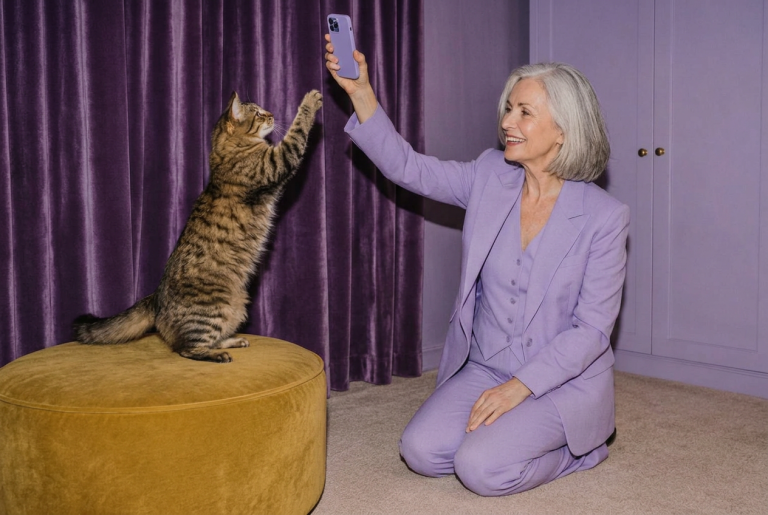 Meawys cat training editorial image accompanying Choosing a Scratching Post for a Kitten